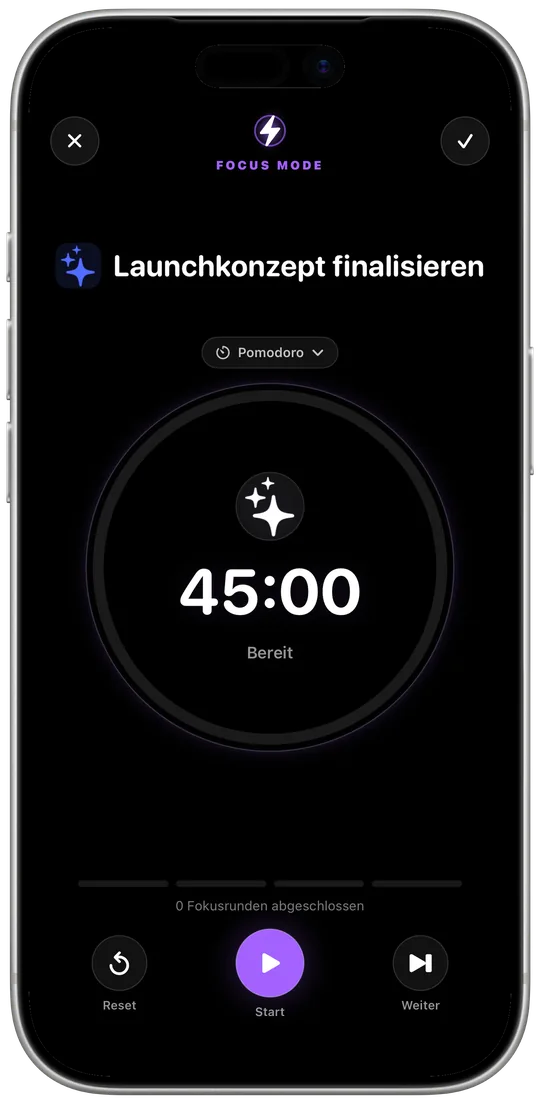 Bildschirmfoto von iFocus Plus (2)