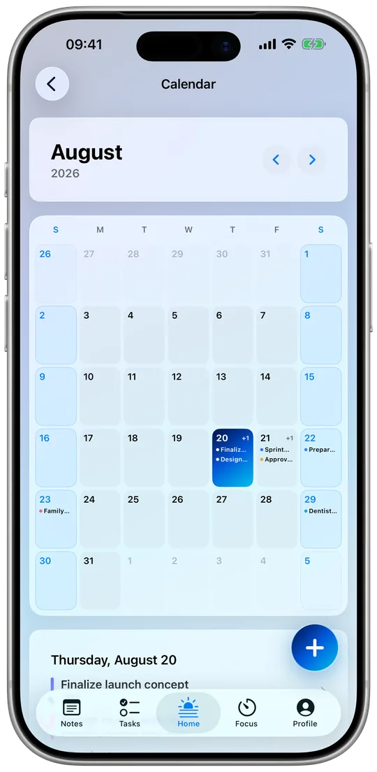 Screenshot of iFocus Plus (3)