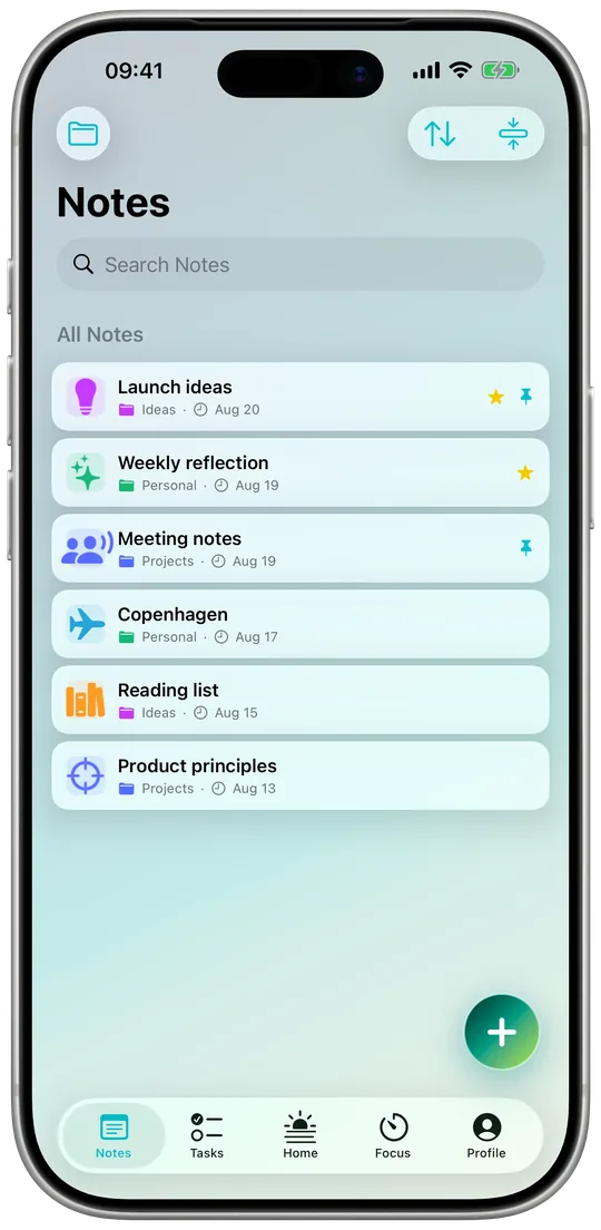 Screenshot of iFocus Plus (4)